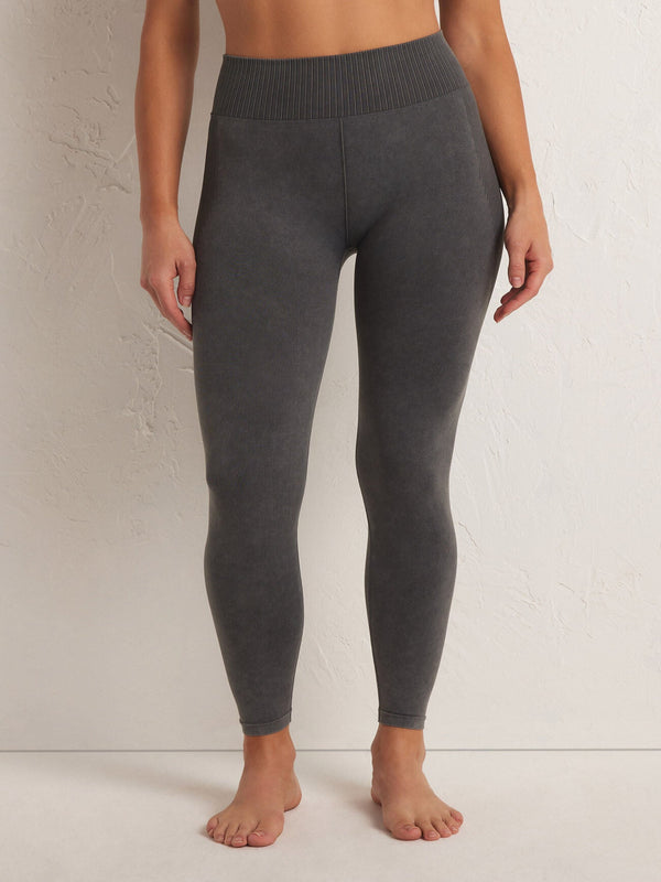 Z Supply Wash Out 7/8 Leggings - Graphite