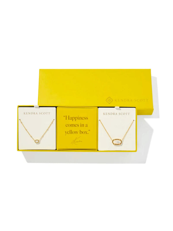 Kendra Scott Elisa Gift Set Of Two - Gold Ivory MOP