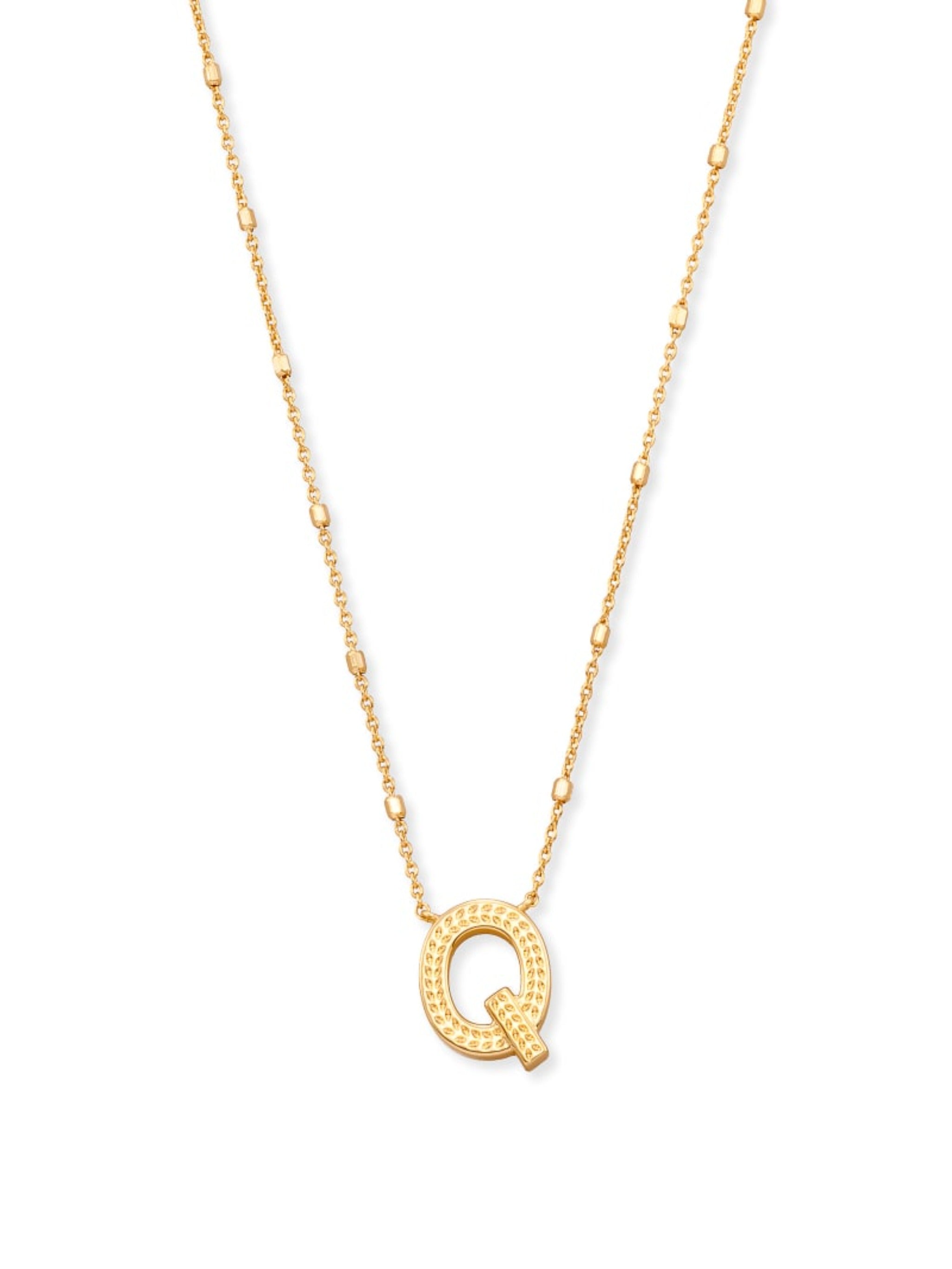 Kendra Scott Letter Pendant Necklace