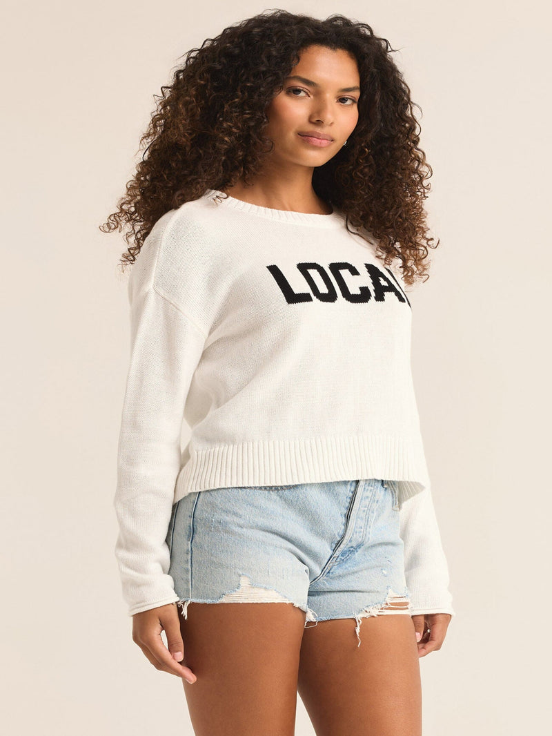 Z Supply Sienna Local Sweater - White