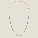Miyuki Bead and Pearl Necklace - Turquoise