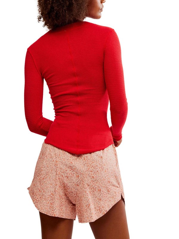 Free People Going Places Cardi - Cherry Crush