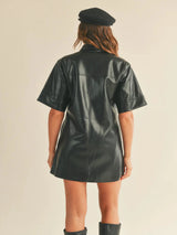 Reset Tenia Love Button Up Dress - Black