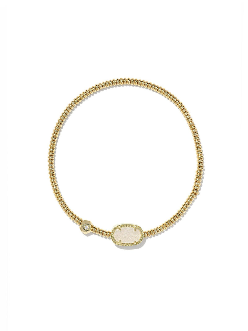 Kendra Scott Grayson Stretch Bracelet - Gold Iridescent Drusy