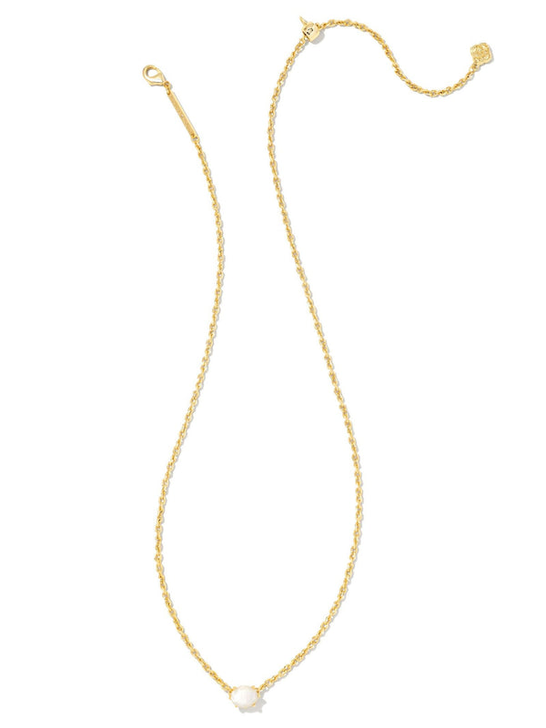 Kendra Scott Cailin Pendant Necklace - Gold Ivory MOP