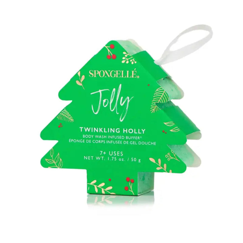 Spongelle Jolly Holiday Buffer - Twinkling Holly