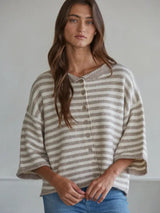Garden Mornings Cardigan - Taupe Cream