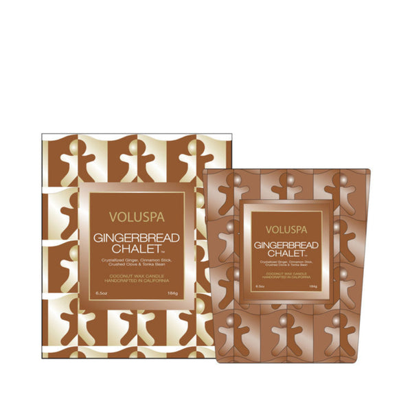 Voluspa 6.5oz Classic Candle - Gingerbread Chalet