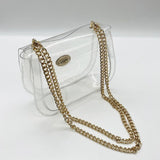 See Through You Clear Cross Body Purse - Clear