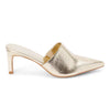 Matisse Garret Heeled Mule - Gold