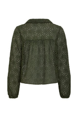 Ichi IHJOSETTA Shirt - Rosin / Green
