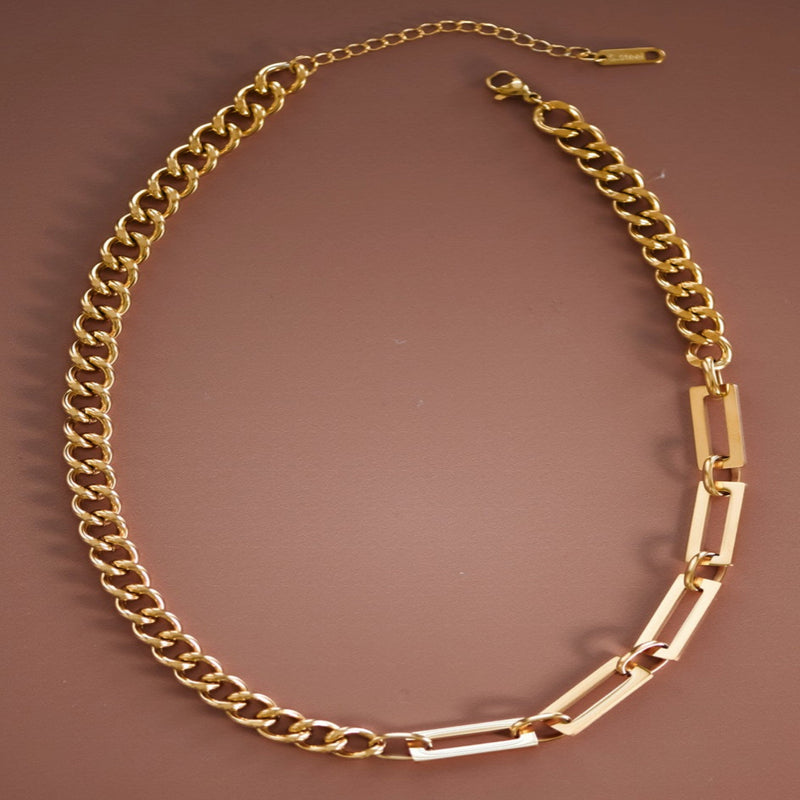 Two Chain Necklace - Gold