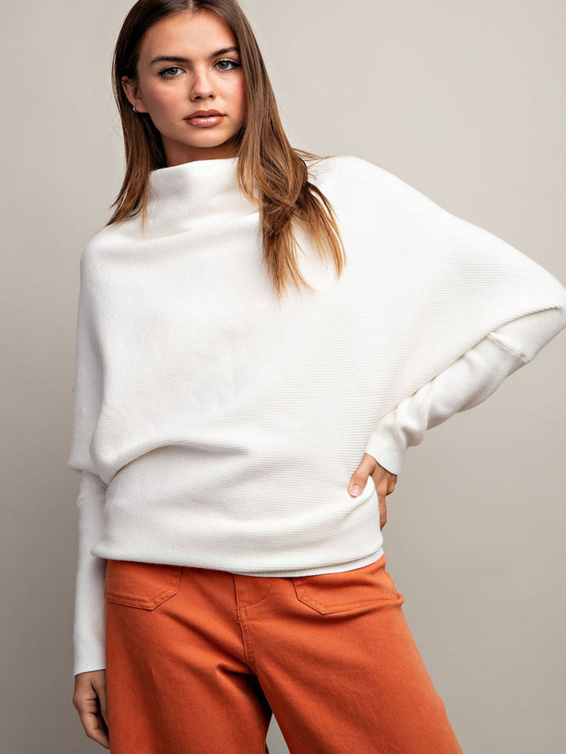 The Sculpted Knit Sweater - Off White