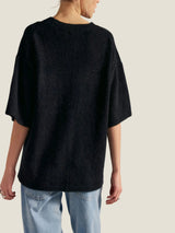 Free People Margot Sweater Tee - Black