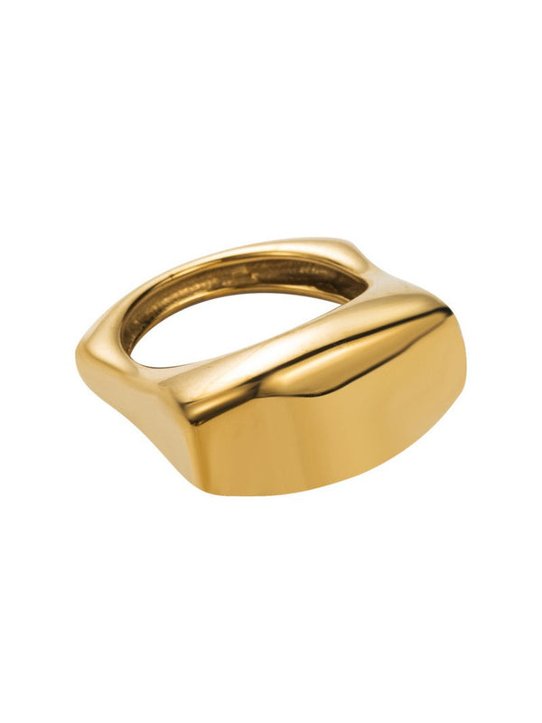 The Gold Block Ring - 6