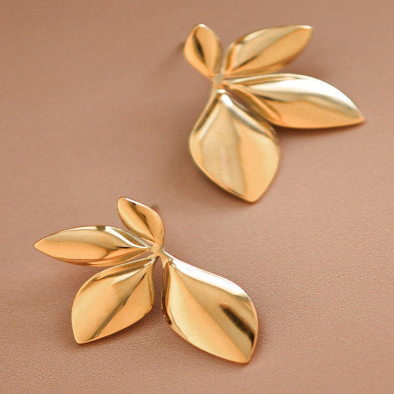 Petal Pop Earrings - Gold