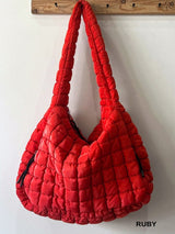 Oversized Quilted Bag