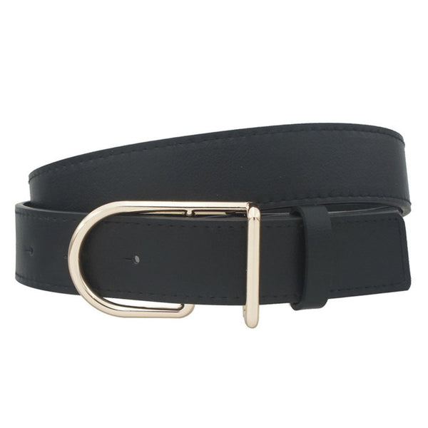 Asymmetrical Wired D Buckle Belt