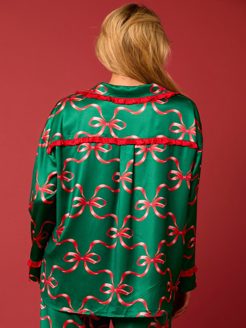 Dreaming Of Christmas PJ Set - Green/Red