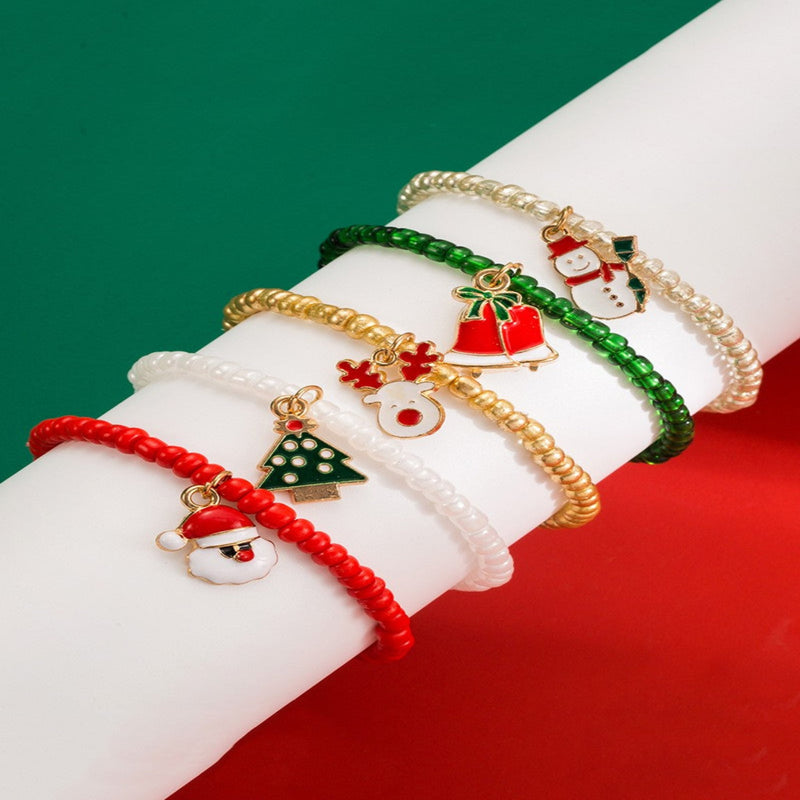 Holiday Beaded Bracelets