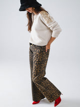 Meeting For Drinks Pants - Leopard