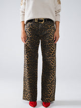 Meeting For Drinks Pants - Leopard