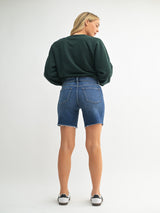 Easy Living Denim Shorts - Dark Denim