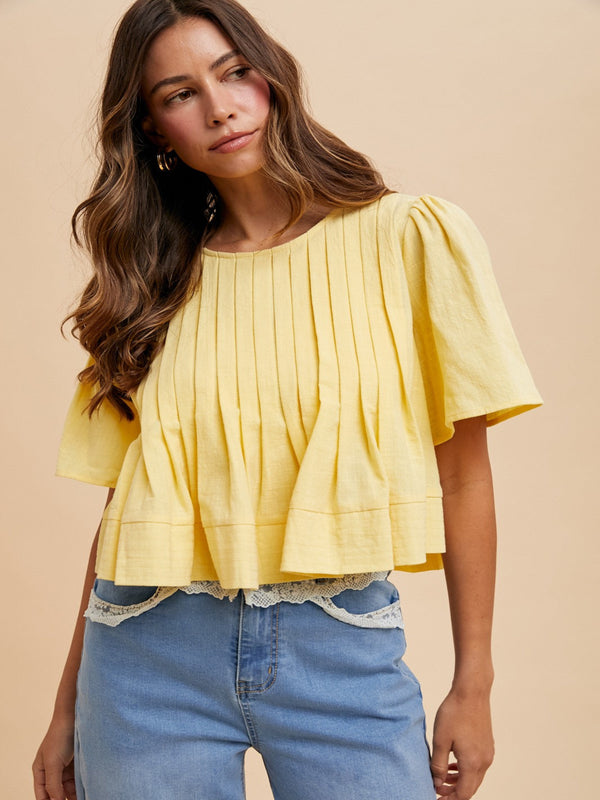 Sunshine Glam Top - Butter