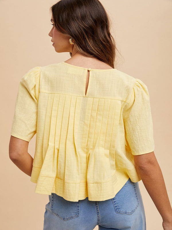 Sunshine Glam Top - Butter