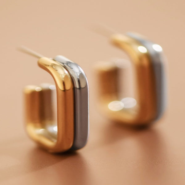 The Aurora Hoops - Gold/Silver