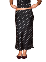 Spotted In Style Maxi Skirt- Polka Dot