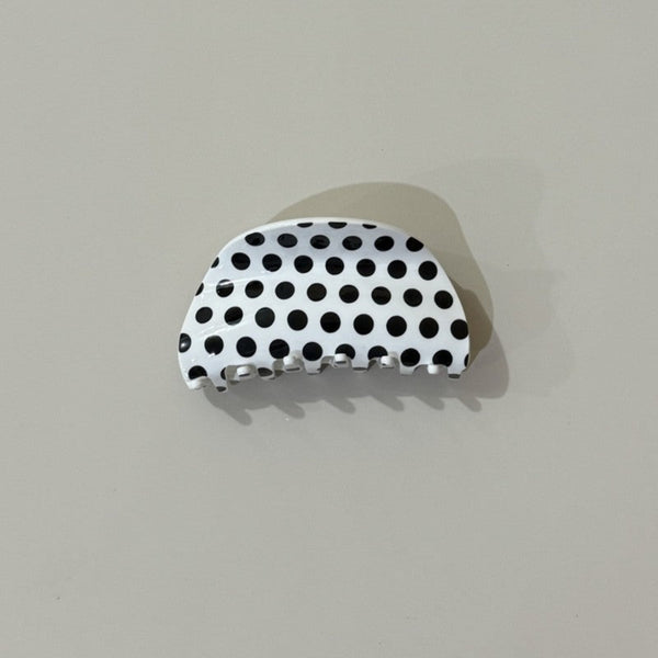 Jumbo Polka Dot Hair Claw Clips