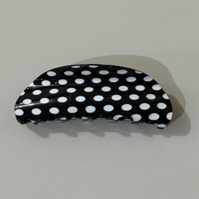 Jumbo Polka Dot Hair Claw Clips