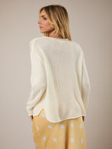 Lemonade Lane Sweater - Cream