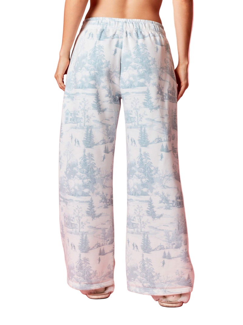 The Holiday Terry Sweatpants - Dusty Blue