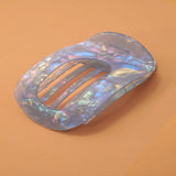 Jumbo Lay Flat Oval Hair Claw Clip