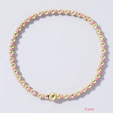 Boho Colorful Ball Beaded Bracelets
