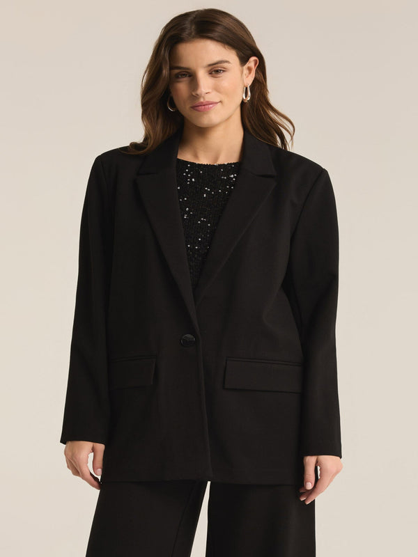 Z Supply Do It All Relaxed Blazer - Black