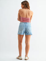 Denim District Shorts - Light Denim