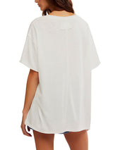 Free People Nina Tee V - Ivory