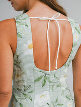Take Your Pick Floral Dress - Sage