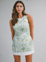 Take Your Pick Floral Dress - Sage