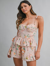 Pretty Plans Floral Set - Apricot