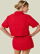 Trendsetter Top - Crimson