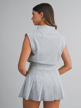 Small Town Romper - Heather Grey