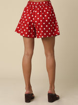 Dockside Picnic Shorts - Red Natural