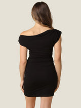 Midnight Muse Mini Dress -  Black