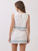 The Forbidden Garden Top - White