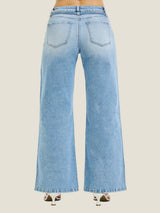 Route To Summer High Rise Jeans - Light Denim