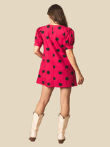 Dotty Daydream Dress - Red/Black